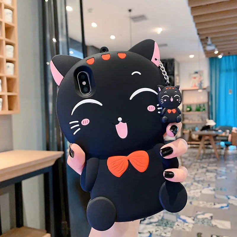 Cat Silicone Iphone Case AD11059