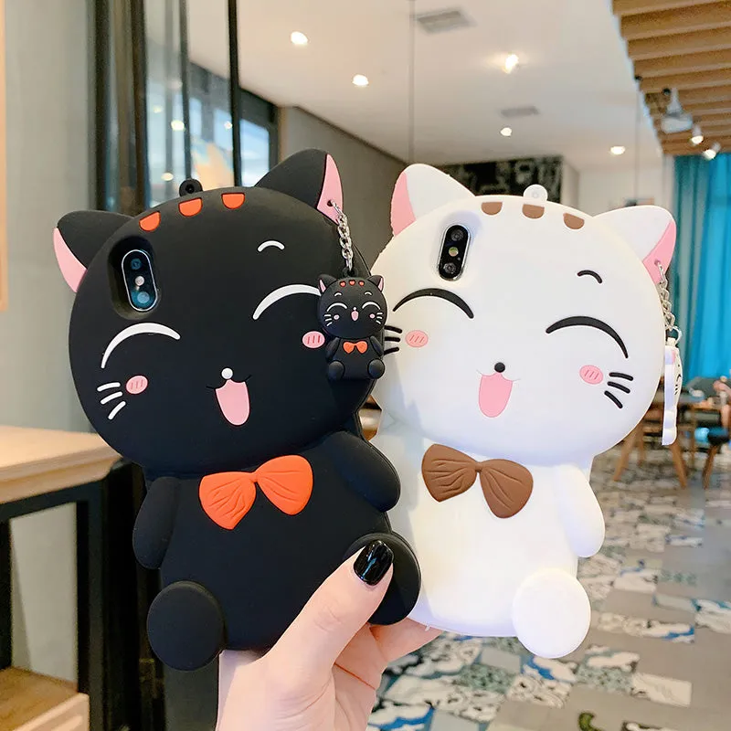 Cat Silicone Iphone Case AD11059