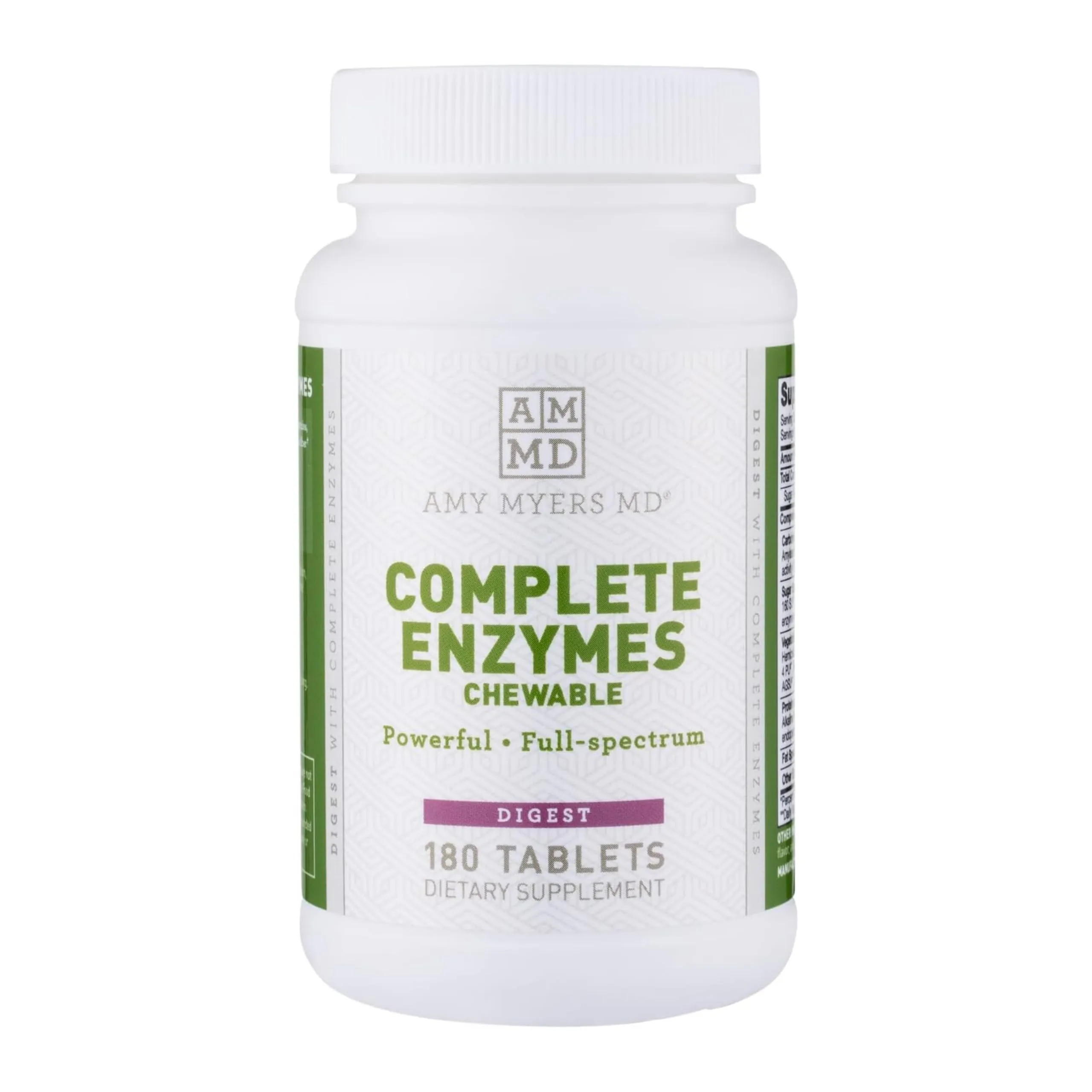 Chewable Digestive Enzymes Supports Acid Reflux & Bloating 180 Tablets