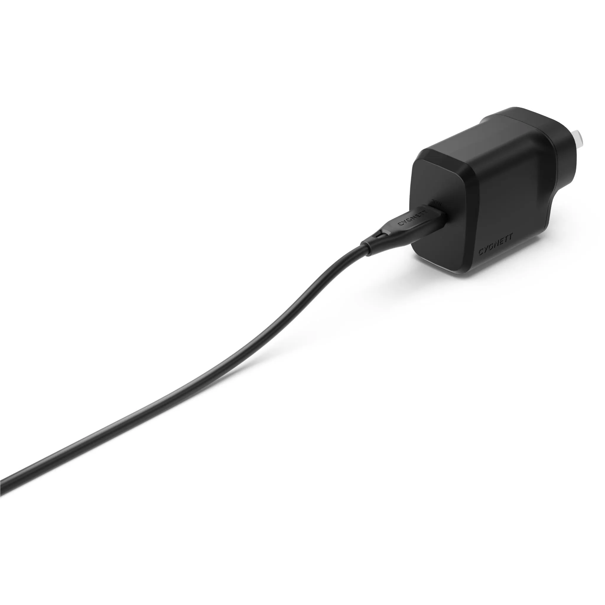 Cygnett PowerPlus 30W Single Port USB-C Wall Charger (Black)