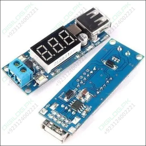 Dc To Dc 2a Usb Charger 4.5-40v To 5v Step-down Buck Converter Voltmeter Module