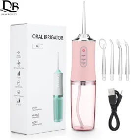 Dental Water Flosser Oral Irrigator Water Jet Toothpick 1400rpm 3 Modes Teeth Cleaner Toothbrush Oral Hygiene Cleaning Machine 0ral irrigator