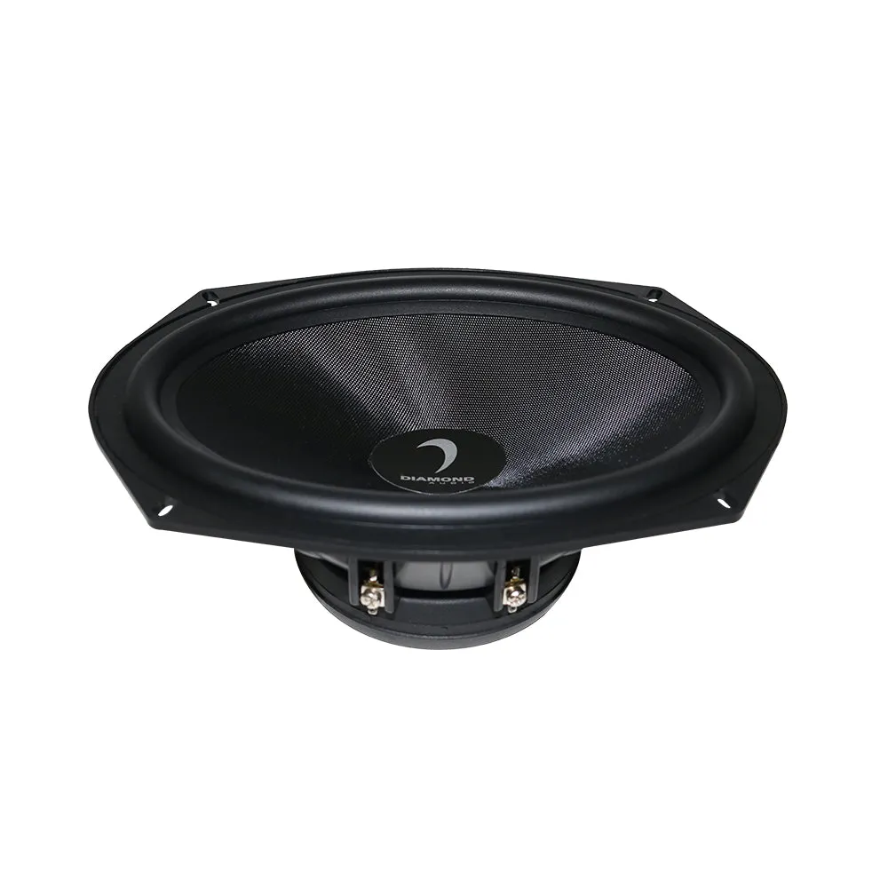 DES69C - 6x9" 2-way Component System 25mm Aluminum Dome Tweeter