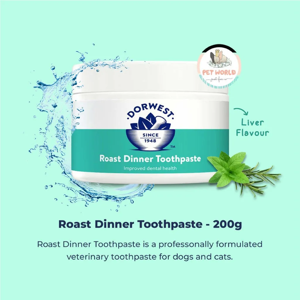 Dorwest Roast Dinner Toothpaste for Dogs