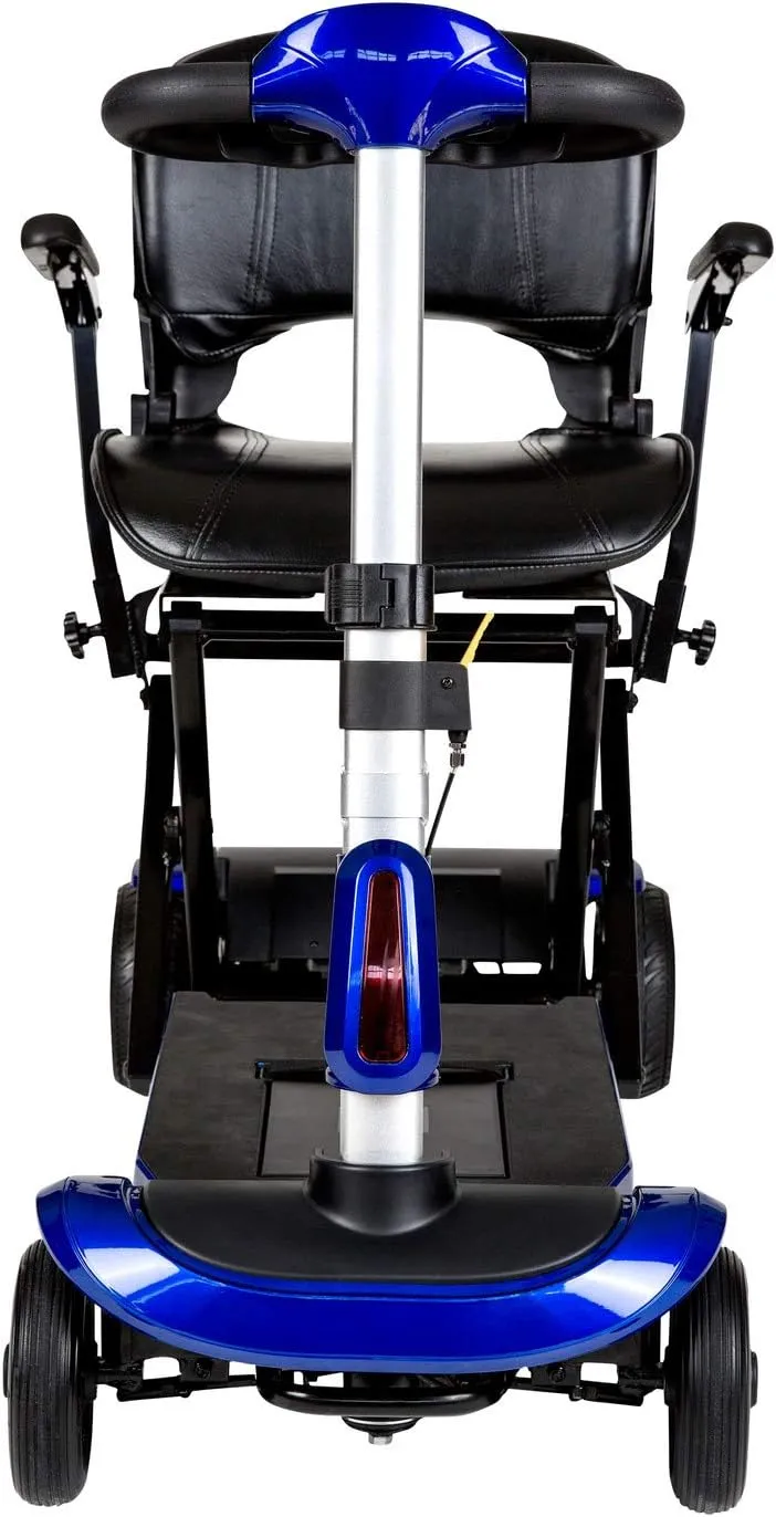 Drive Medical ZOOME-FLEX-AUTO Folding Mobility Scooter 4-Wheel Blue New