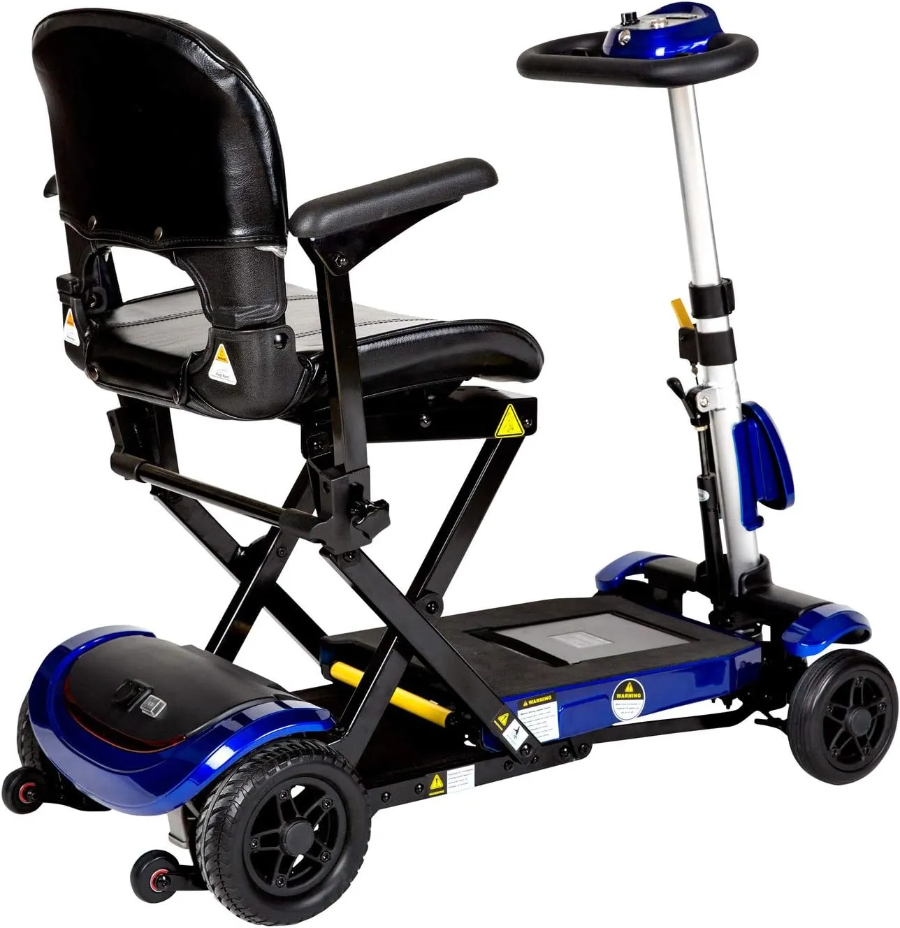 Drive Medical ZOOME-FLEX-AUTO Folding Mobility Scooter 4-Wheel Blue New