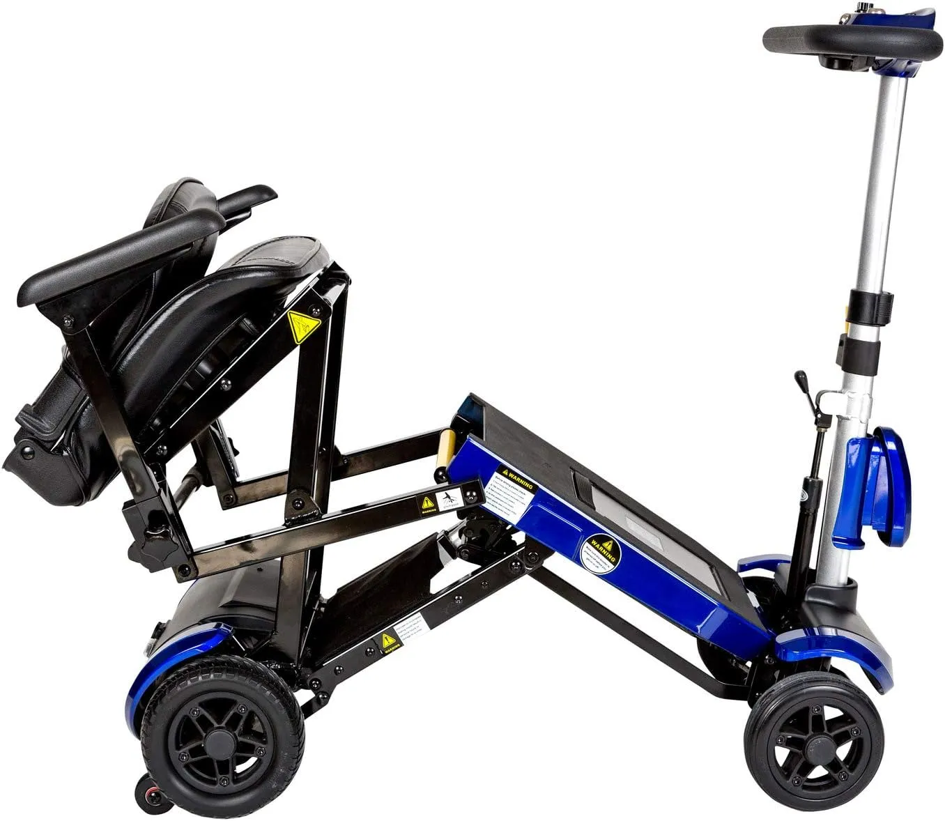 Drive Medical ZOOME-FLEX-AUTO Folding Mobility Scooter 4-Wheel Blue New