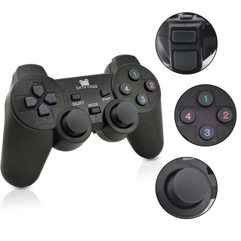 Dual 2.4G Wireless Game Controller For Android Smart Phone Joystick Gamepad For Android TV Box For PC