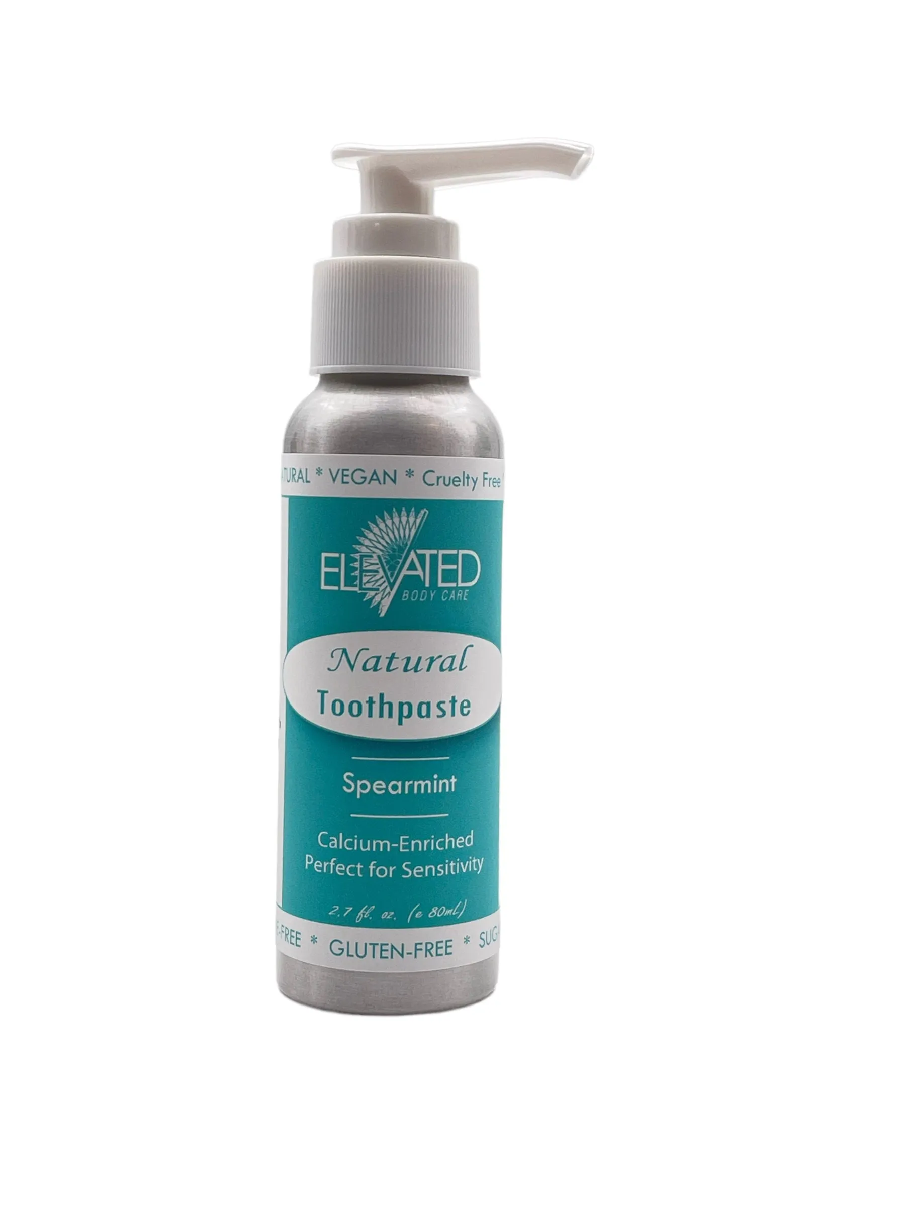 ELEVATED - Natural Fluoride Free Toothpaste in Pump Bottle