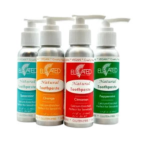 ELEVATED - Natural Fluoride Free Toothpaste in Pump Bottle