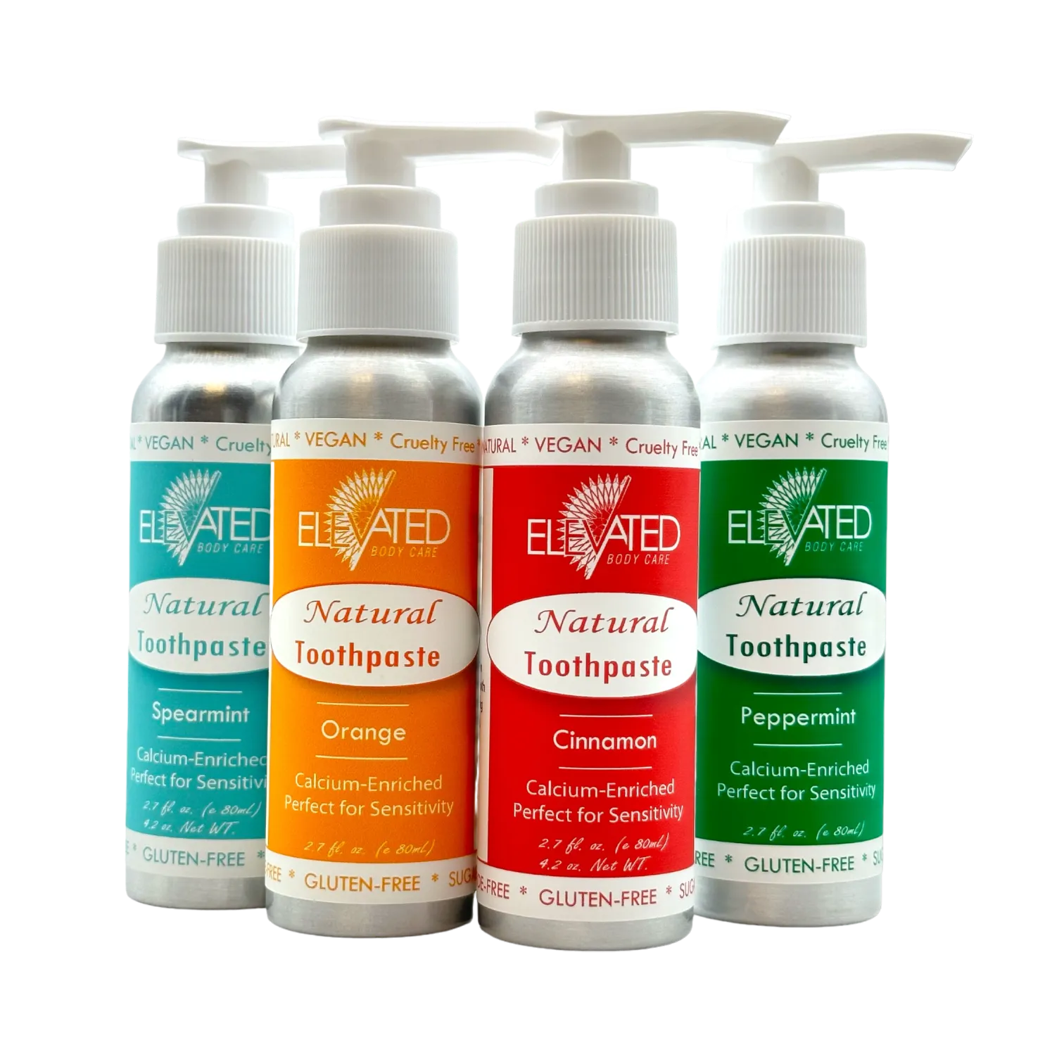 ELEVATED - Natural Fluoride Free Toothpaste in Pump Bottle