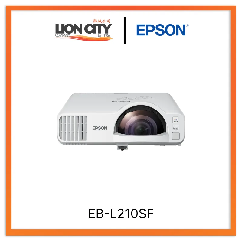 Epson EB-L210SF Wireless Full HD Short Throw Laser Projector