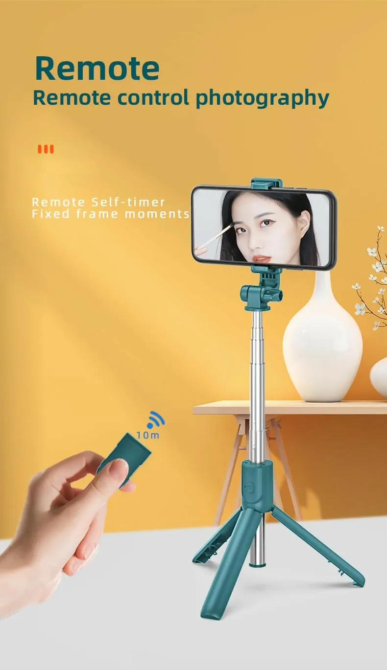 Extendable and Portable Selfie Stick Tripod Stand