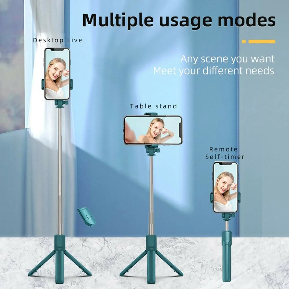 Extendable and Portable Selfie Stick Tripod Stand