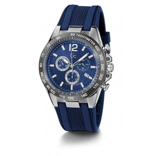 Gents Audacious Silver Black Watch Z07001G7MF