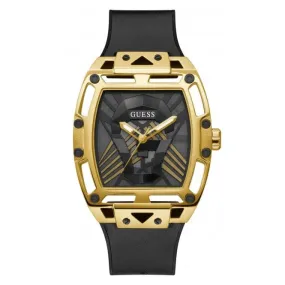 Gents Legend Genuine leather Silicone Gold Tone Watch GW0500G1