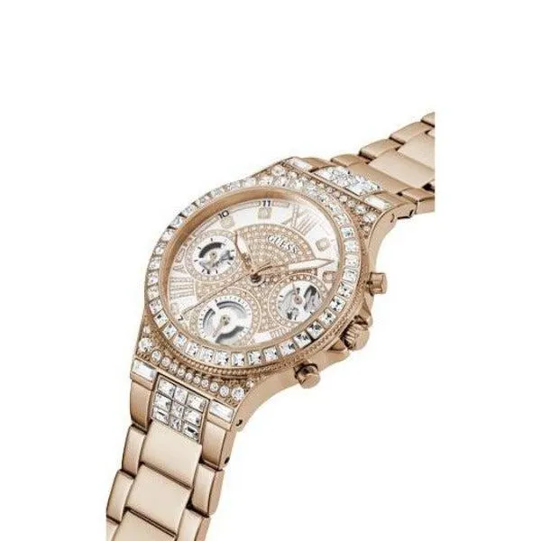 Guess Moonlight Rose Gold Tone Multi-Function Ladies Watch GW0320L3