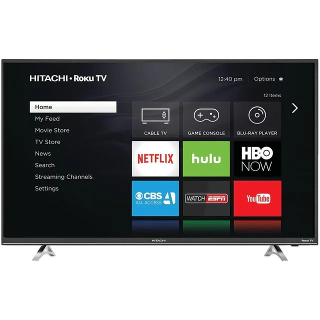 Hitachi 49" Class 1080P LED Roku Smart TV (49R50)