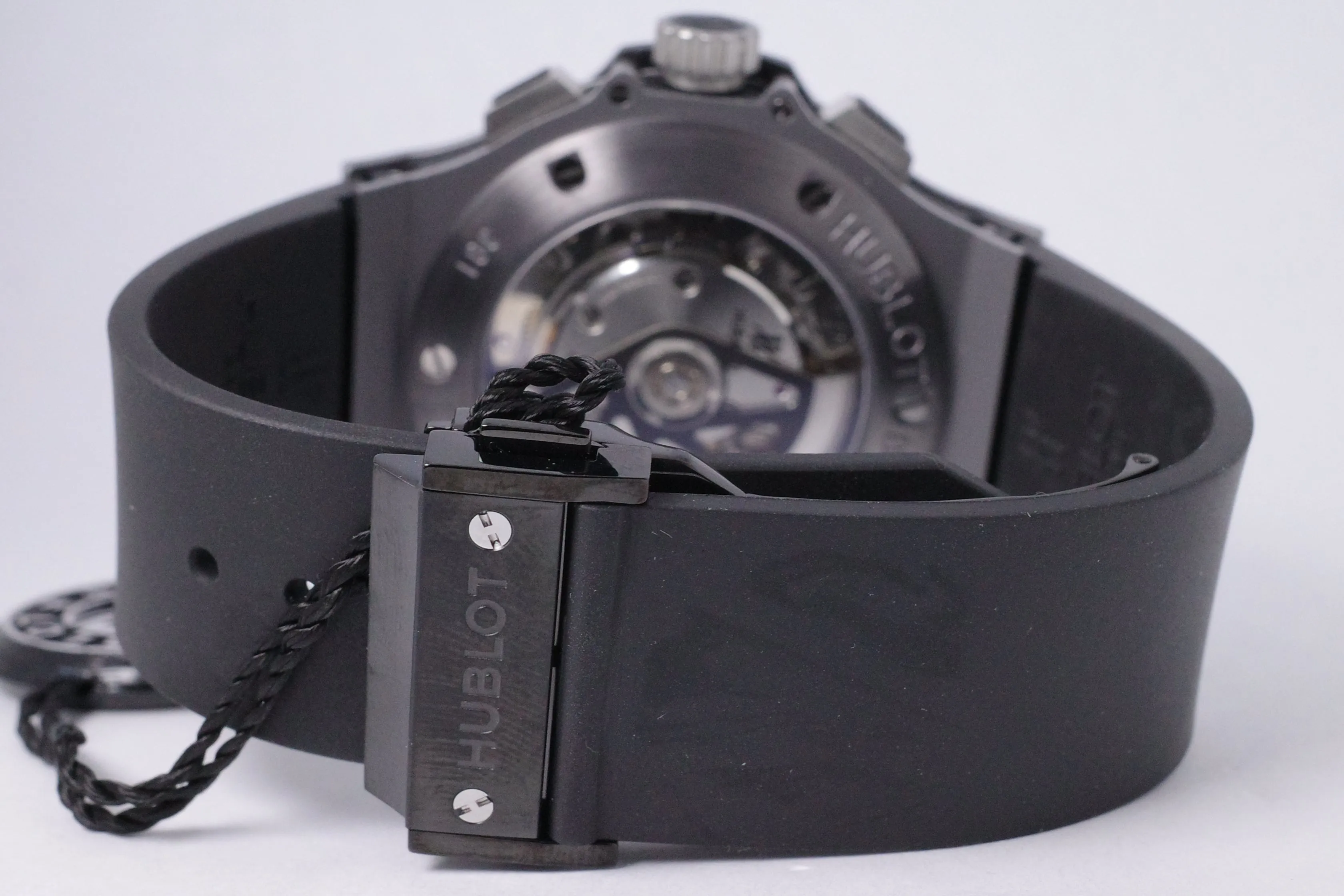 HUBLOT NEW OLD STOCK BIG BANG CHRONOGRAPH TANTALUM 301.AI.460.RX BOX & PAPERS