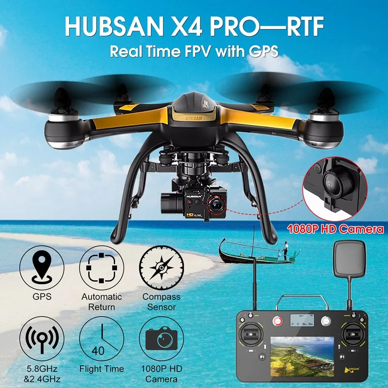 Hubsan X4 Pro H109S Standard / High Edition 5.8G FPV With 1080P HD Camera 3 Axle Gimbal GPS RC Quadcopter RTF VS Xiaomi Mi Drone