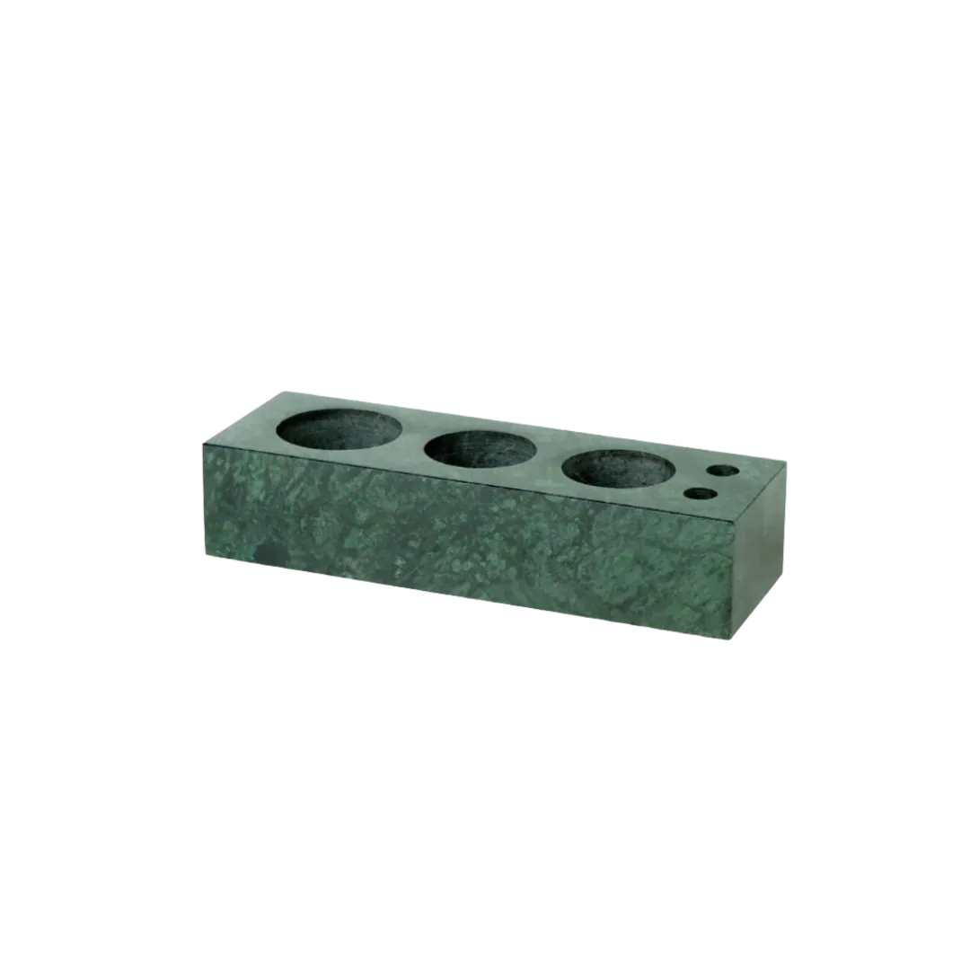 Indian Green Marble Electric Toothbrush Holder (With Crevice Brush Holes) THD840