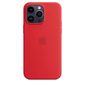 iPhone 14 Pro Max Silicone Case with MagSafe - (PRODUCT)RED