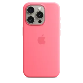 iPhone 15 Pro Silicone Case with MagSafe - Pink