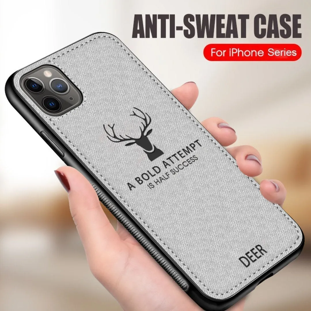 iPhone Series Deer Pattern Inspirational Soft Case