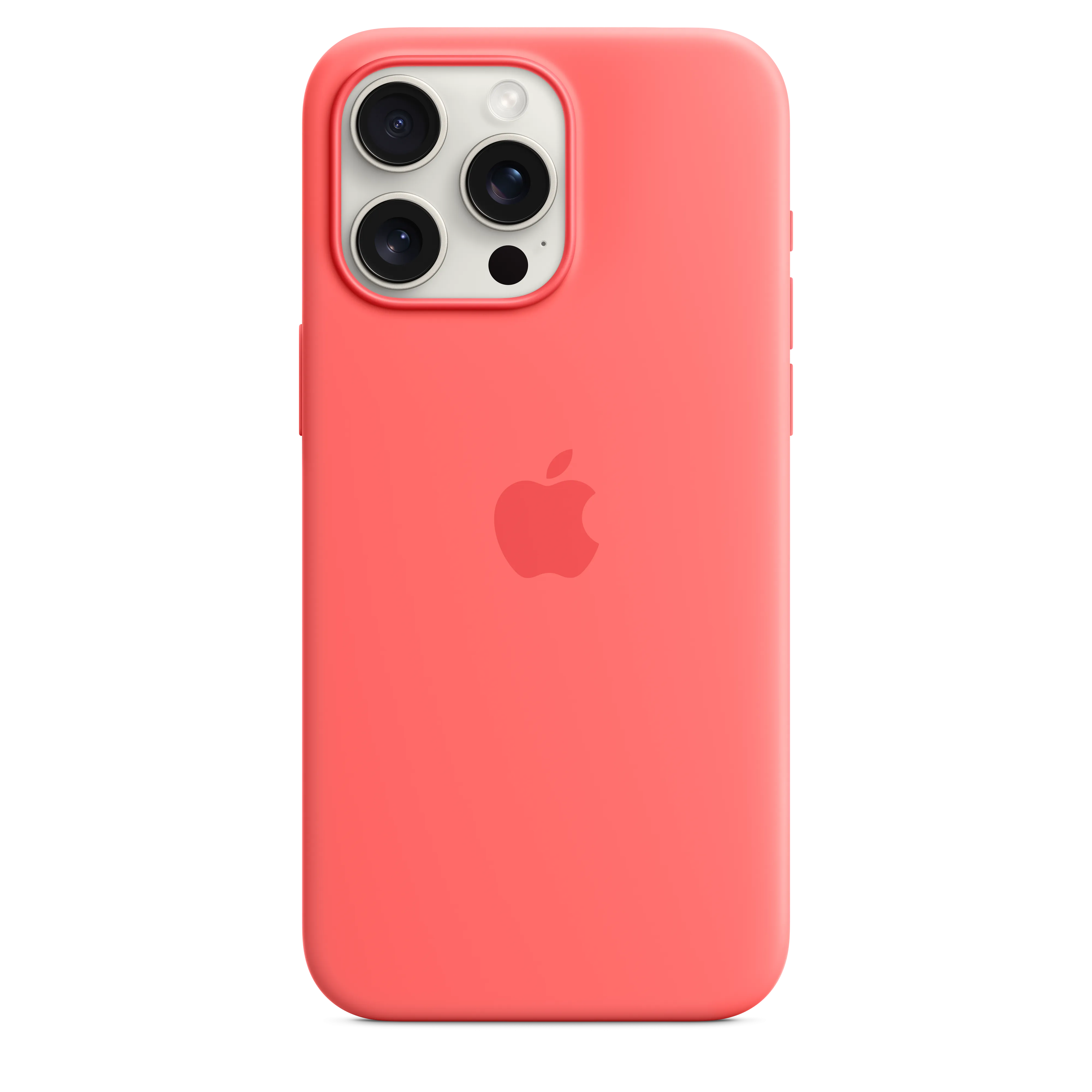 iPhone 15 Pro Max Silicone Case with MagSafe - Guava