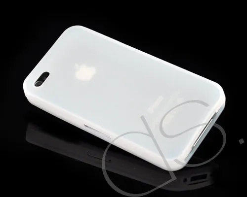 Jelly Series iPhone 4 and 4S Silicone Case - White