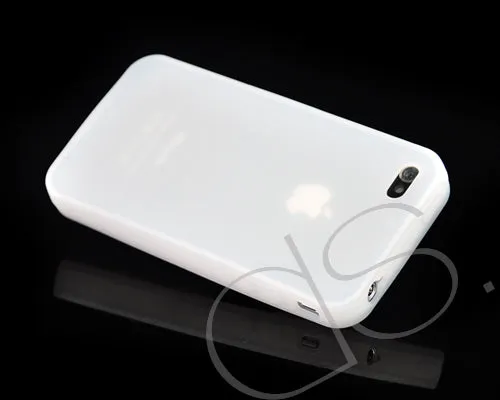 Jelly Series iPhone 4 and 4S Silicone Case - White