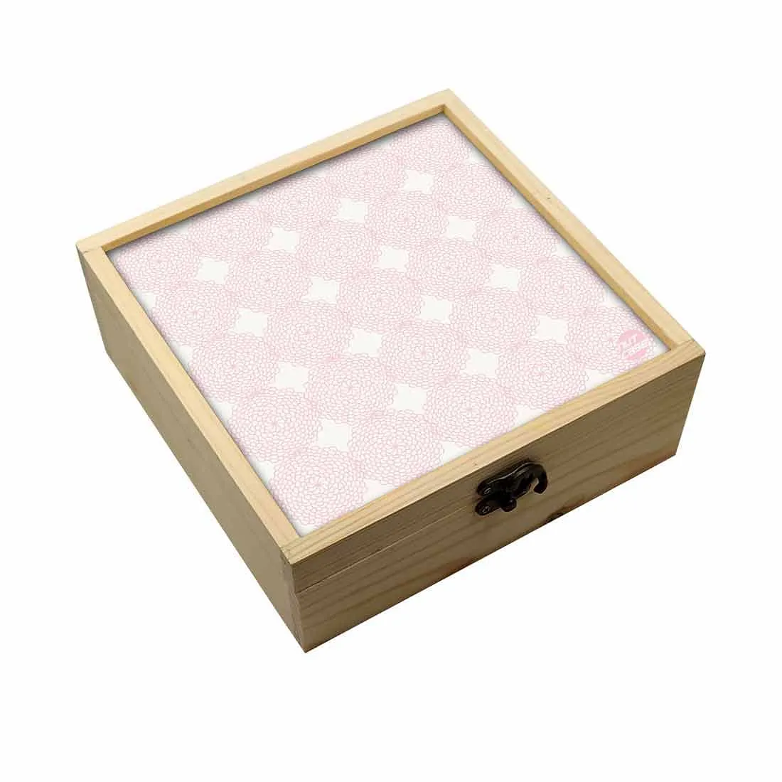 Jewellery Box Makepup Organizer -  Beautiful Pink Flower