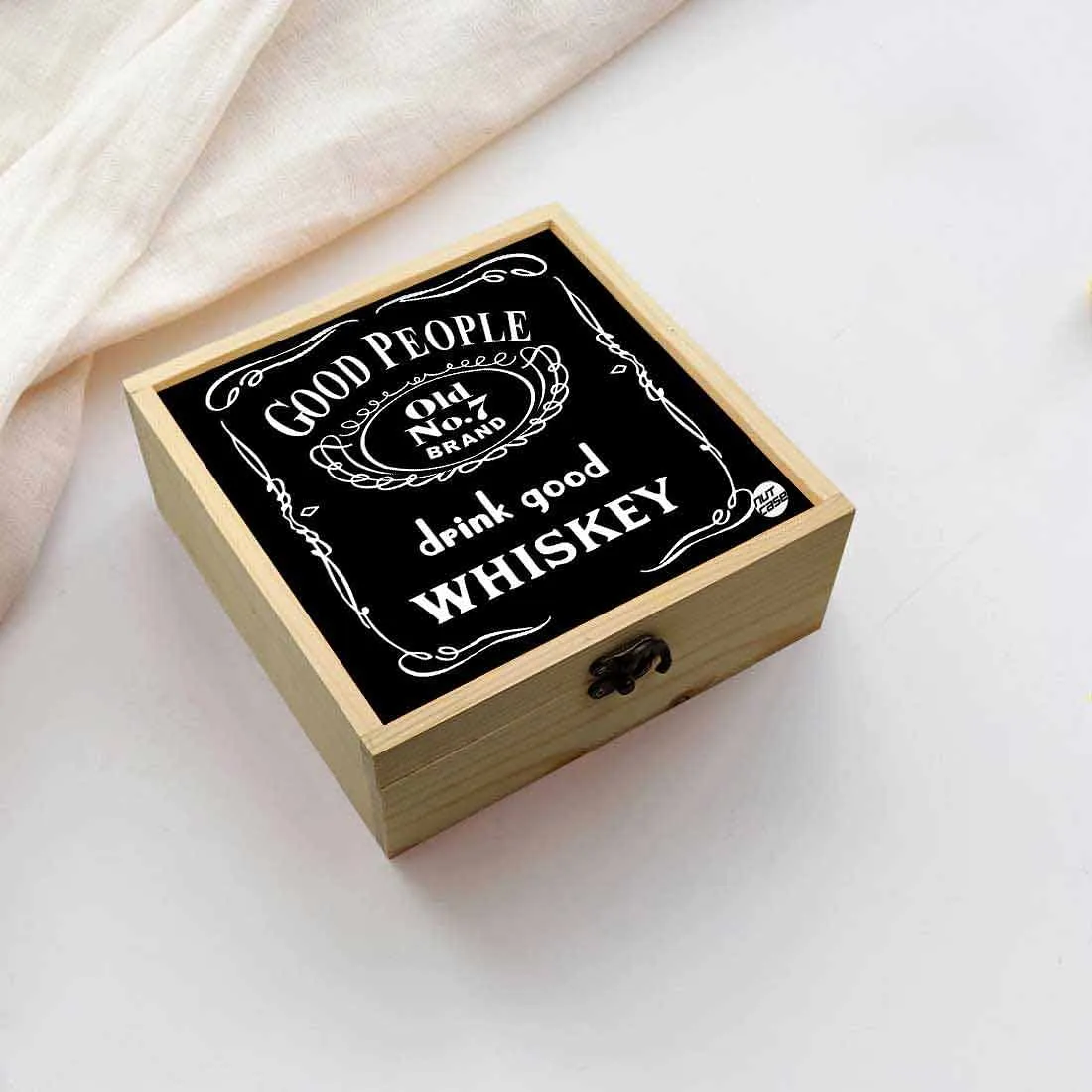 Jewellery Box Makepup Organizer -  Drink Good Whiskey