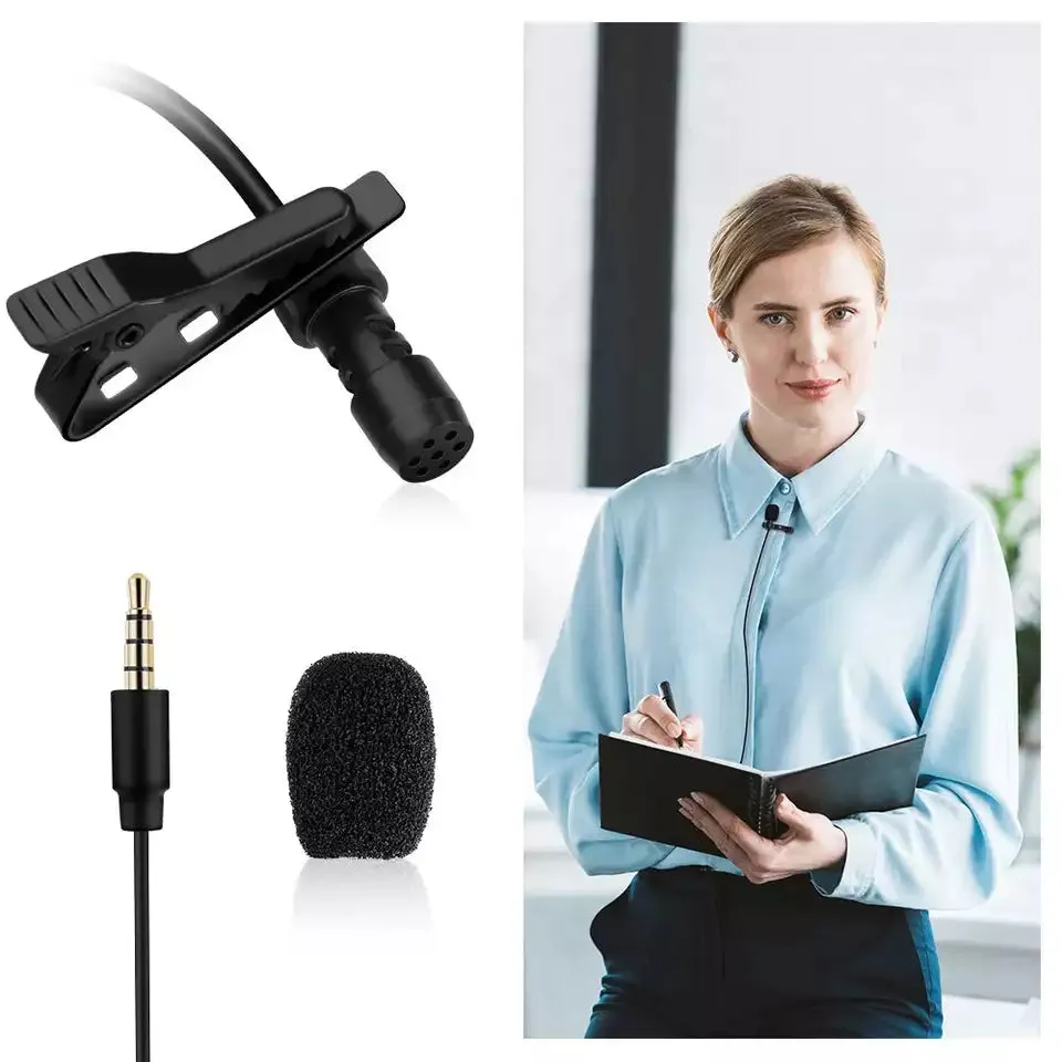 Jmary Lavalier Microphone for Mobile, Vlog Recording Mic