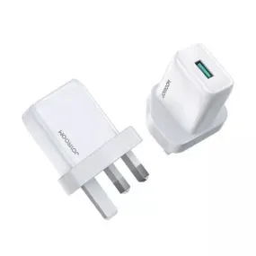 JoyRoom | 2.1A Mini Fast Charger | L-1A101 | White | UK Plug