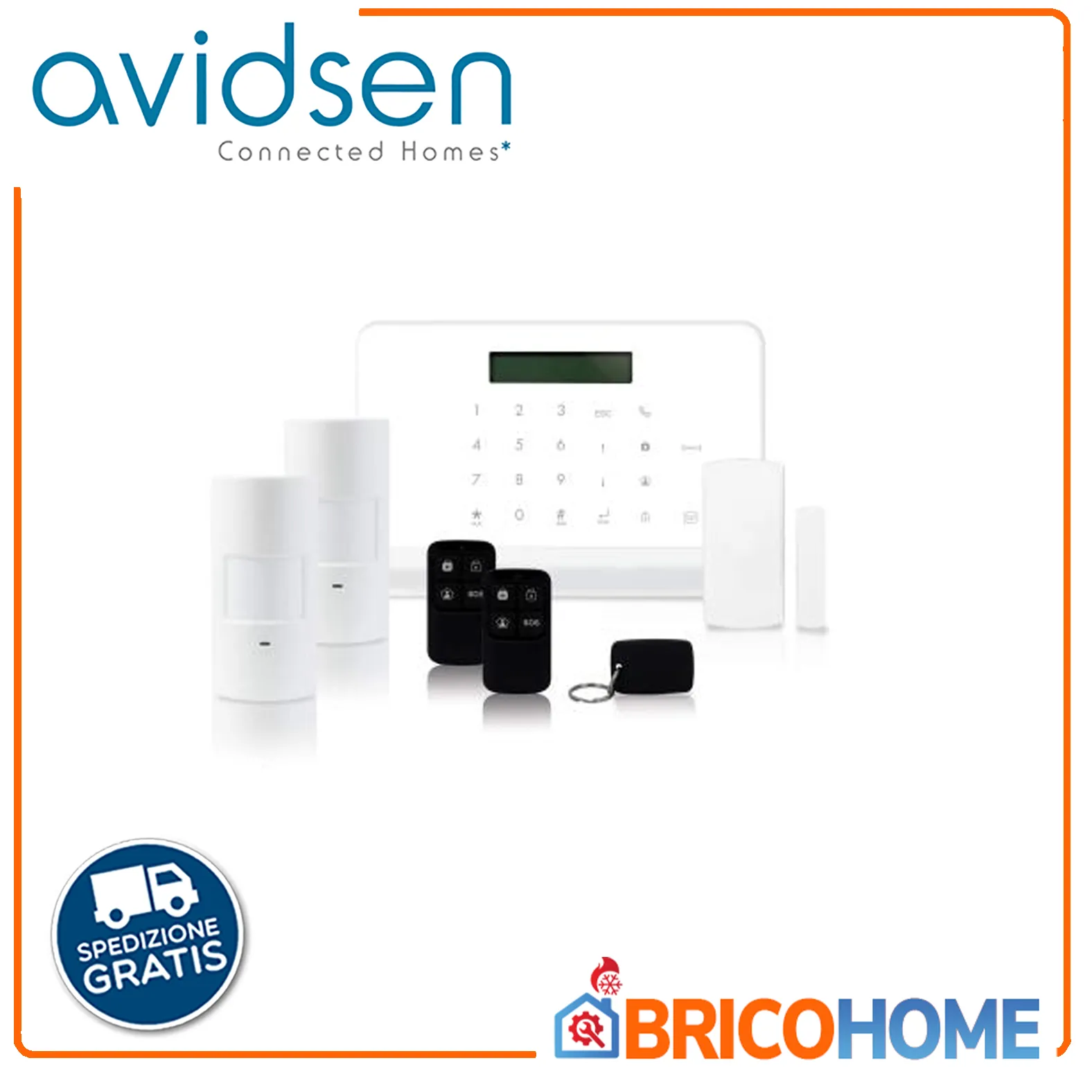 Kit Allarme centrale wireless COMBO (GSM   PSTN) AVIDSEN