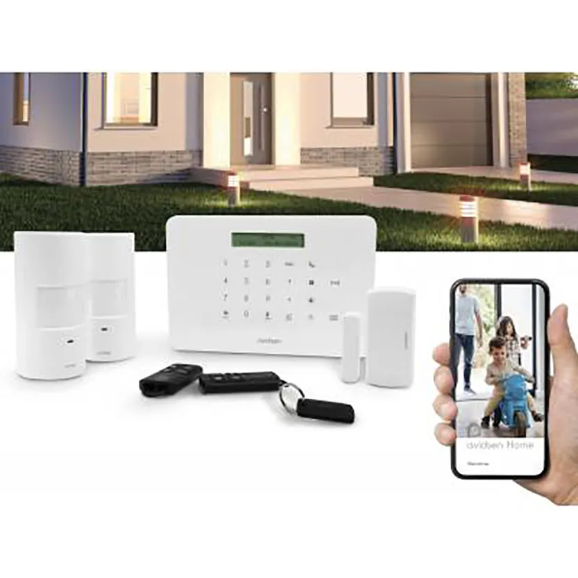 Kit allarme HomeSecure connesso WIFI / GSM senza fili AVIDSEN