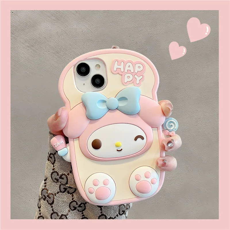 Kitty and Melo Silicone Phone Case KI488