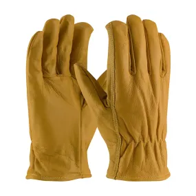 Kut Gard 09-K3700/S Top Grain Goatskin Leather Drivers Glove with Kevlar Lining - Straight Thumb