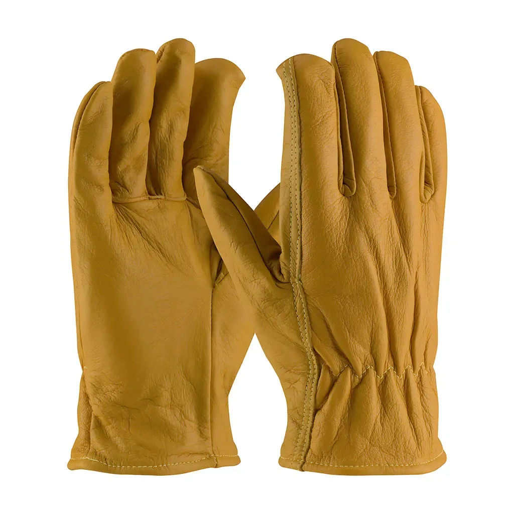 Kut Gard 09-K3700/S Top Grain Goatskin Leather Drivers Glove with Kevlar Lining - Straight Thumb