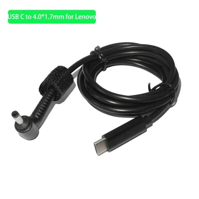 Laptop Charging Cable Converter: USB C to DC Power Adapter