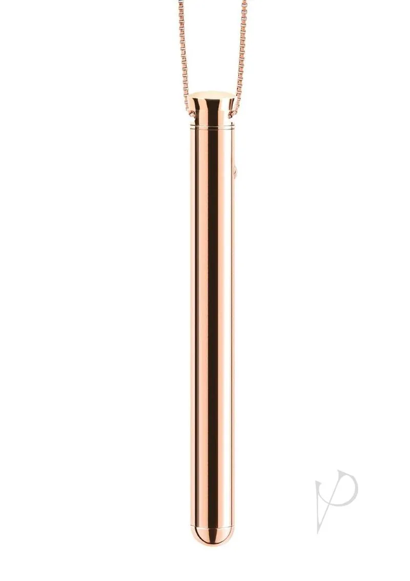 Le Wand Vibrating Necklace Rose Gold