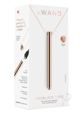 Le Wand Vibrating Necklace Rose Gold