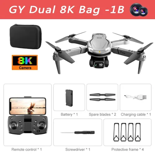 Lenovo V88 Drone 8K Professional HD Aerial Dual-Camera 5G GPS Obstacle