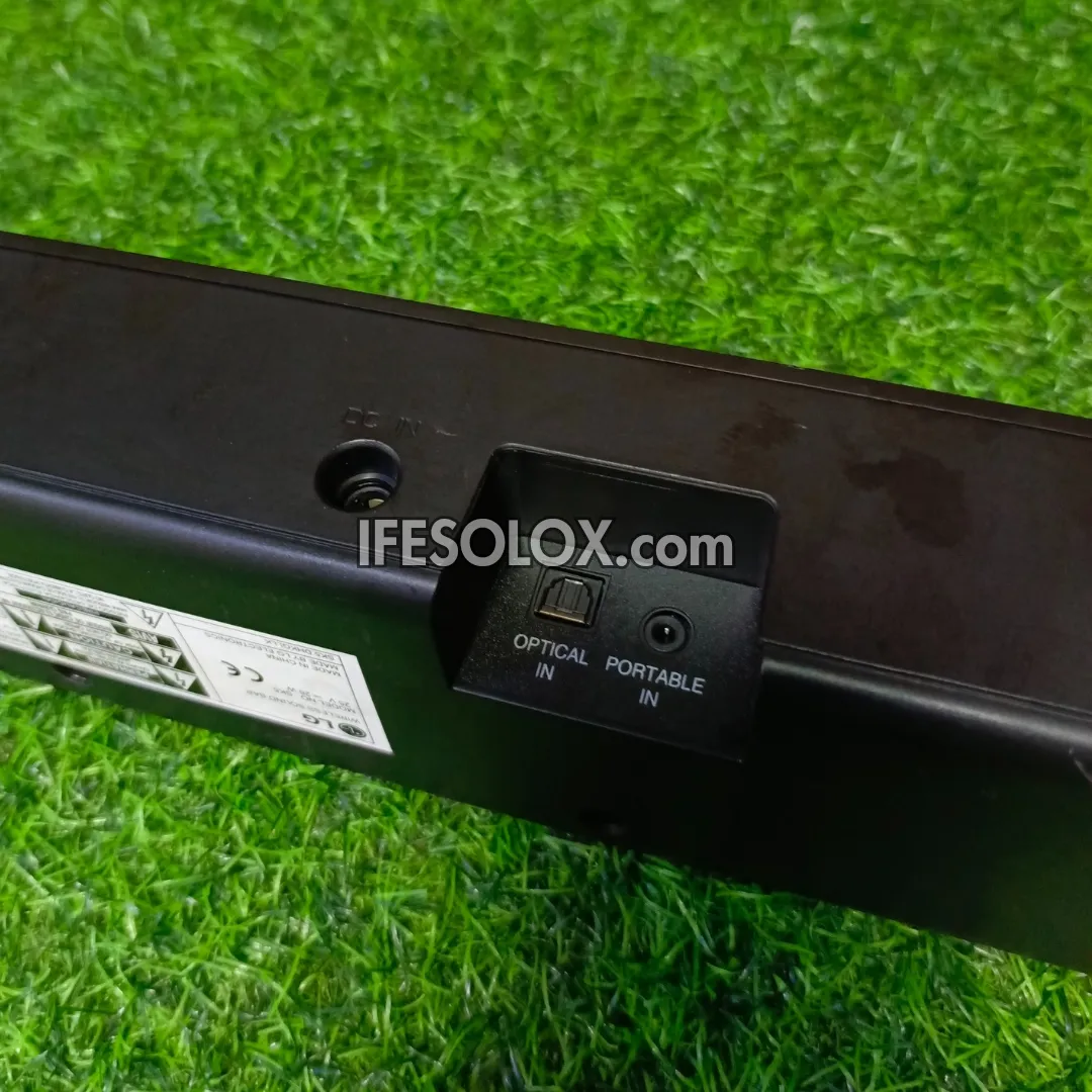 LG SK5 2.1Ch 360W Bluetooth Sound Bar with Wireless Subwoofer and HDMI (In & Out) - Foreign Used