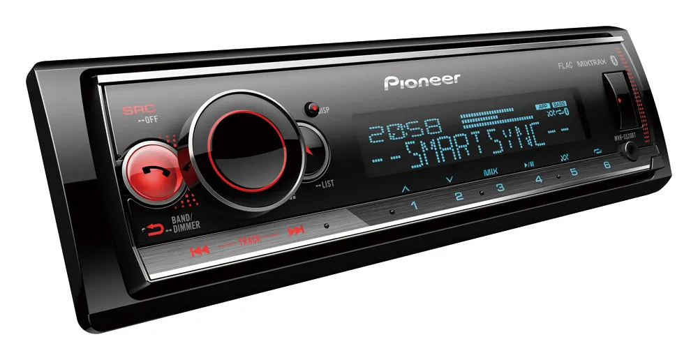 Magnetola automobiliui Pioneer MVH-S520BT, USB, AUX, BLUETOOTH