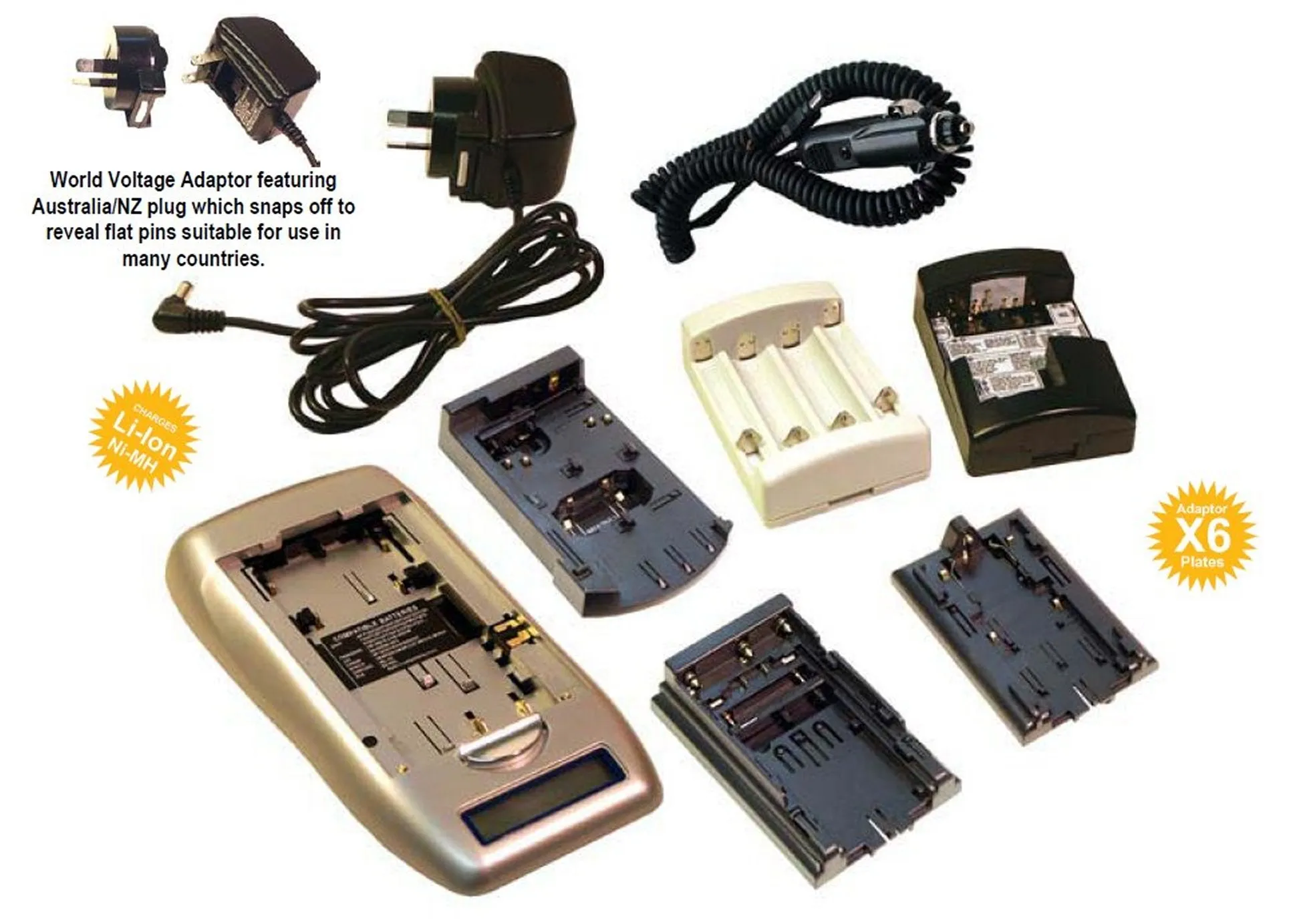 Master Instruments Universal Camera / Camcorder Battery Charger - Part # CX1500