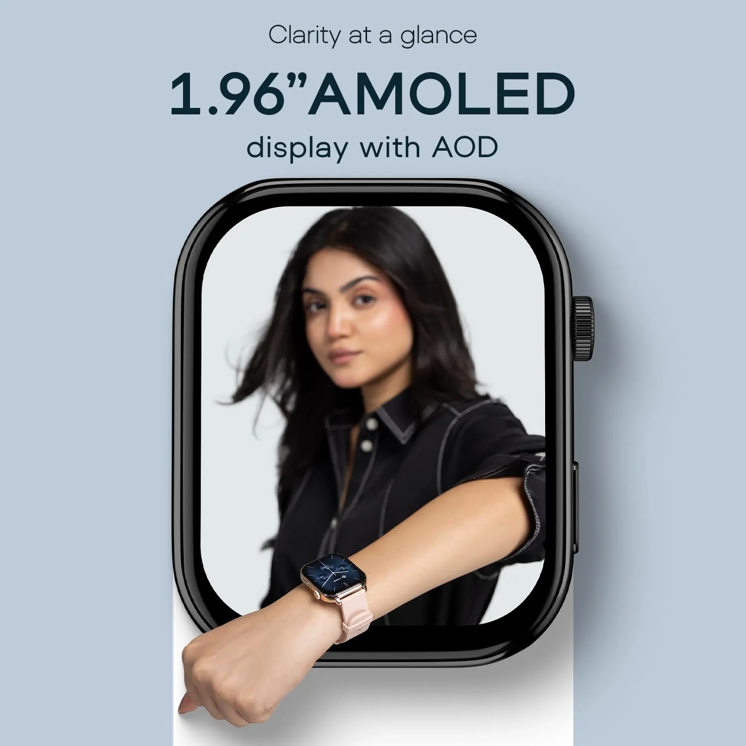 Max India's 1st Ever AI Create Smart Watch, AI Search, 1.96" AMOLED Display, Functional Crown, BT Calling