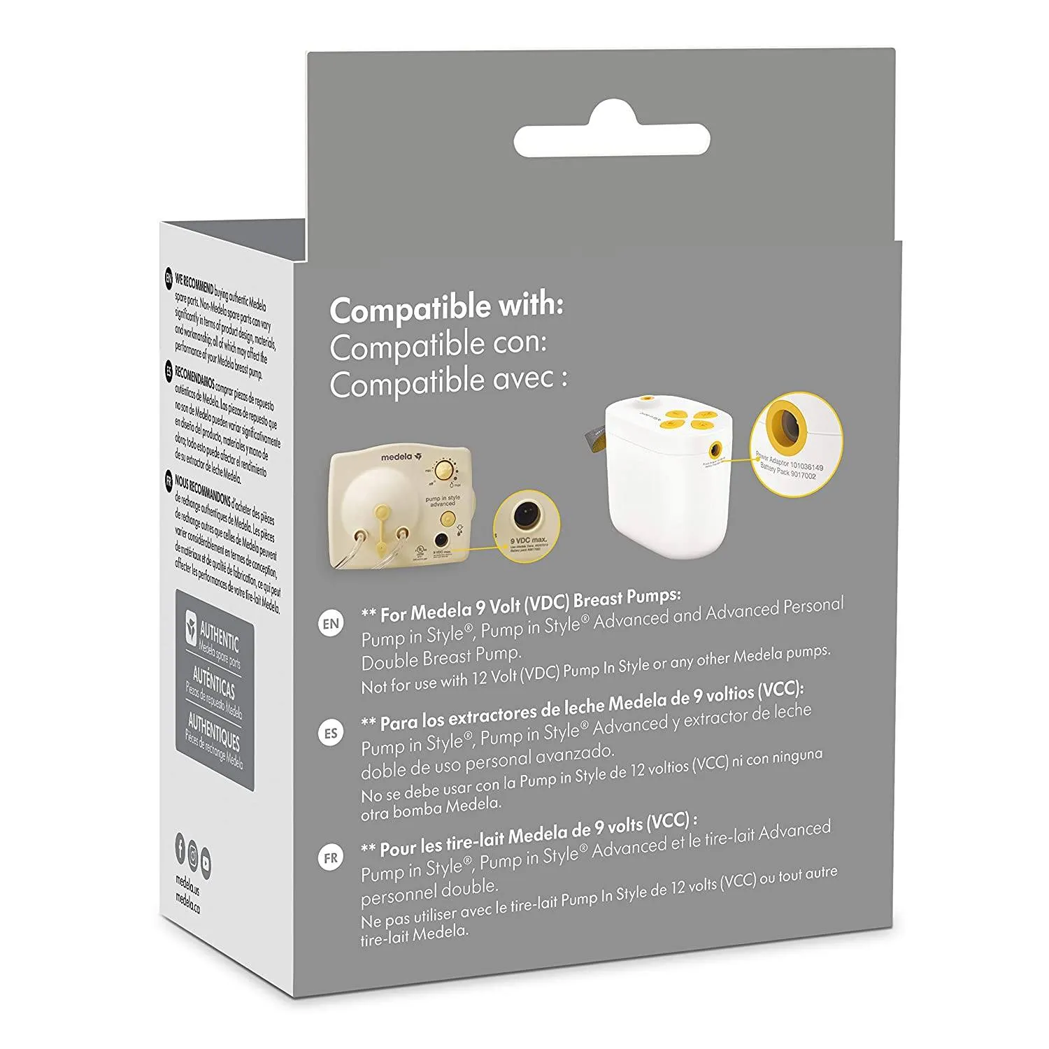 Medela® Battery Pack for Pump in Style® with MaxFlow™ and Pump In Style® Advanced Breast Pump