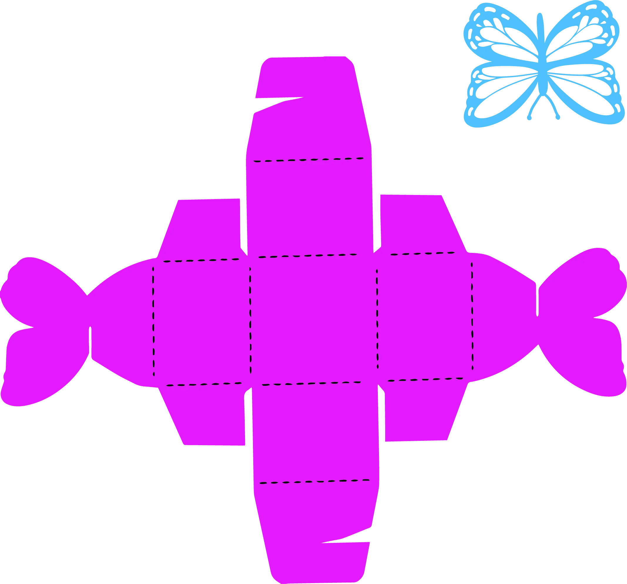 【MEMBER ONLY】HTVRONT Free SVG File for Download - Butterfly Handmade Box